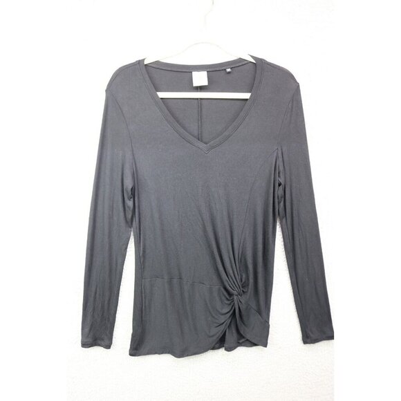 Cabi Long Sleeve Ruched Tunic-Small-Goth-Very Soft - Picture 1 of 8